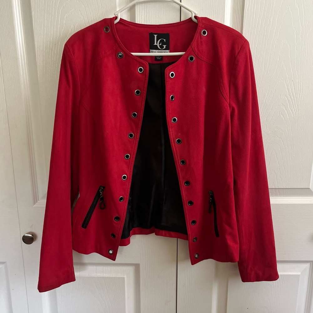 Lena Gabrielle Red Jacket 6